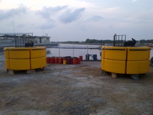 Large modular mooring buoy for PT PJB