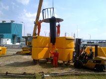 Large modular mooring buoy for PT PJB