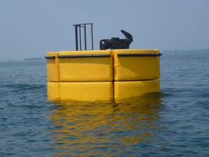 Large modular mooring buoy for PT PJB