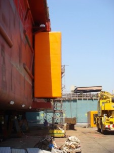  Large elastic Deep Panuke buoy