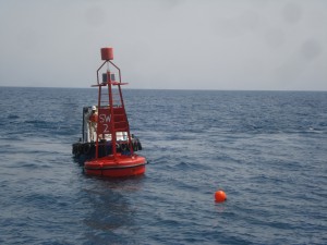 Buoy of the PEM 25 type for signaling access channels for Saudi Aramco