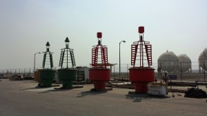 Buoy of the PEM 25 type for signaling access channels for Saudi Aramco