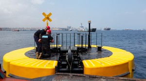  Maxi buoys type Pem 58 x 2000 at the Luanda Fishing Port in Angola