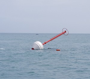 Elastic beacon for the port of Abu Qir