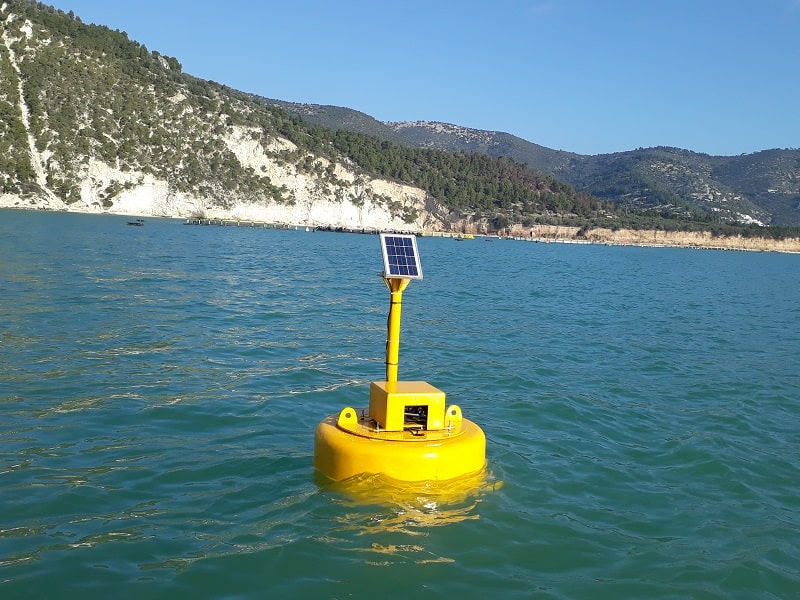 Resinex sensorized buoy for environmental monitoring