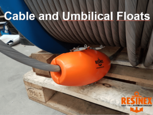 Cable and umbilical floats 