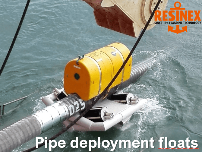 Pipe deployment floats 